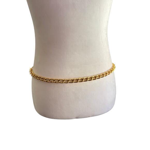 Unique Vintage Muli Color Beaded Belt With Gold Tone Hardware - Picture 7 of 7